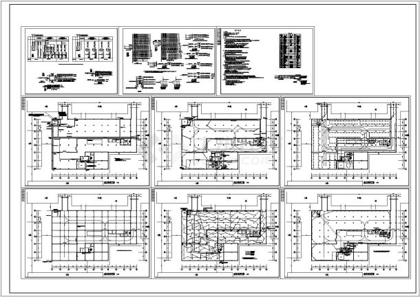 某车库电气设计施工图-图一