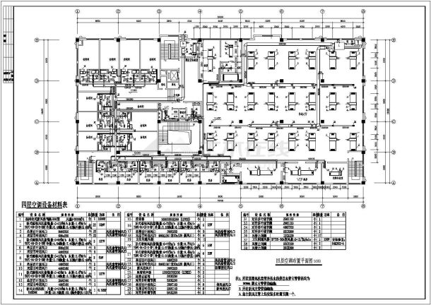 某地区8张洗浴中心空调电气施工平面图纸-图一