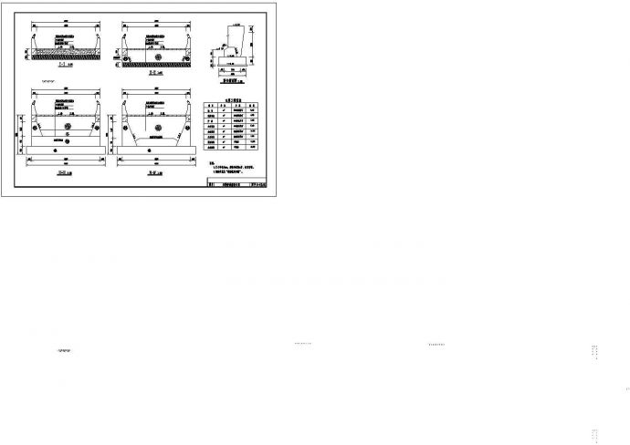 石拱桥典型设计CAD图(3)_图1
