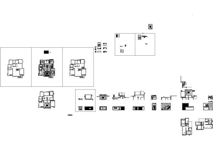 二层别墅全套装修设计图（含效果图）_图1