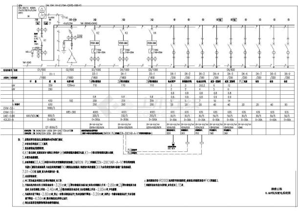 某地区某市政泵房电气设计CAD施工图纸-图二