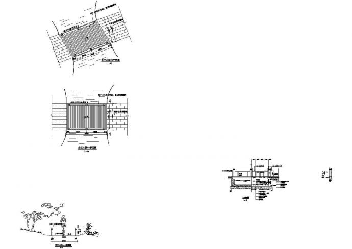 某芬兰木桥竣工CAD图纸设计_图1