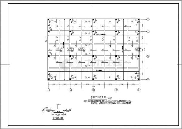 停车场建筑设计方案及施工全套CAD图纸-图一