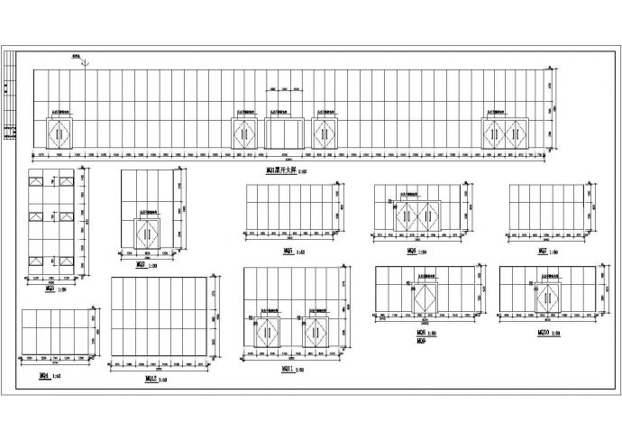 宾馆建筑设计方案及施工CAD平面图_图1