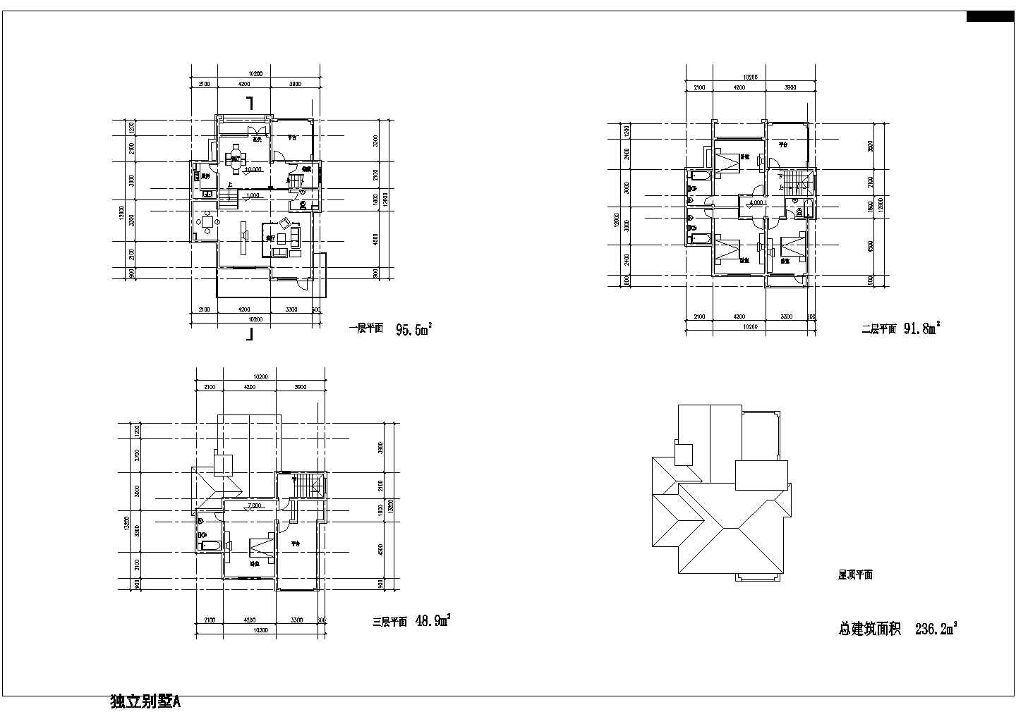 别墅区详细规划设计方案全套CAD图纸