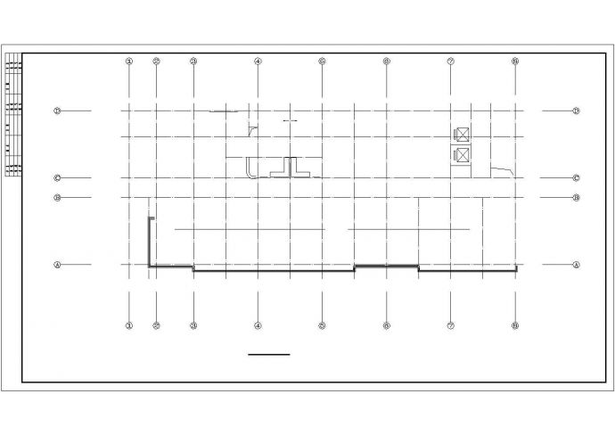宾馆建筑设计方案全套CAD平面图_图1