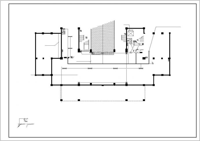 某办公大楼电气详细cad设计施工图纸_图1