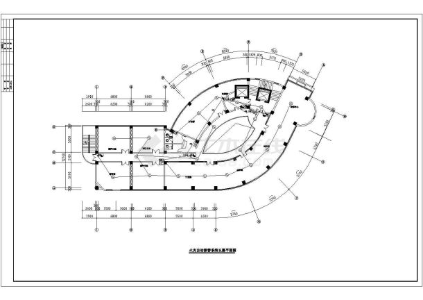 某办公楼电气报警方案CAD施工图-图二