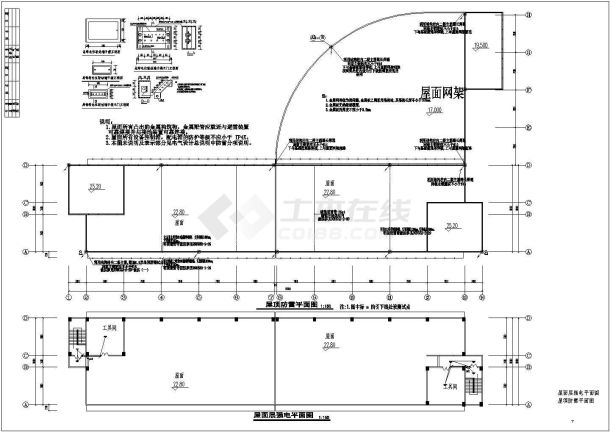 综合楼全套电气施工CAD图设计方案-图二