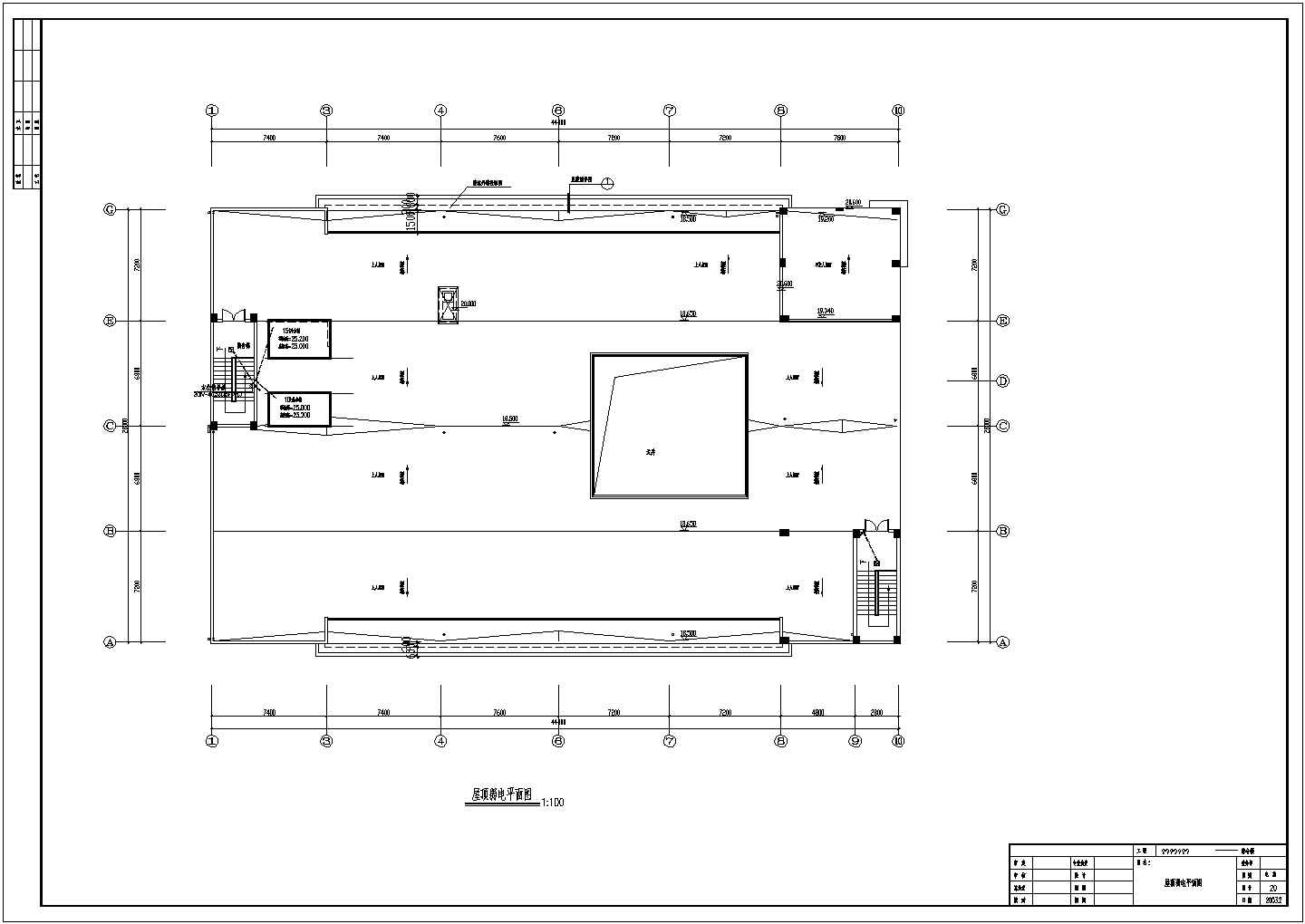 商业综合楼全套电气设计施工CAD图纸