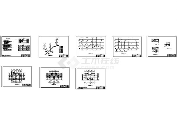 五层住宅楼给排水设计方案图纸 (1梯2户)-图一