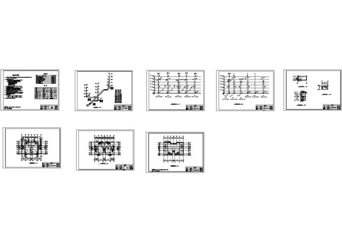 五层住宅楼给排水设计方案图纸 (1梯2户)_图1