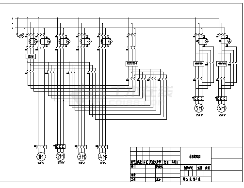 变频调速系统电气原理图纸（全套）-图一