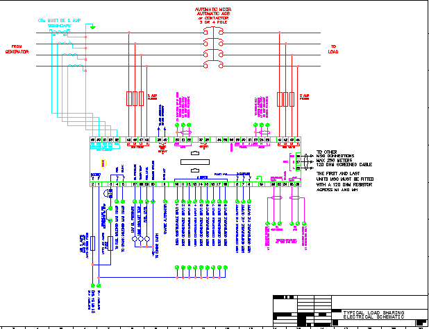 柴油发电机组并机控制器图纸（含设计说明）_图1