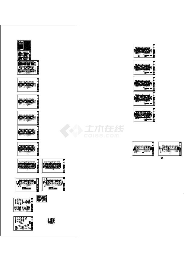 江苏苏州居住小区给排水设计施工图（别墅、地下室）-图一