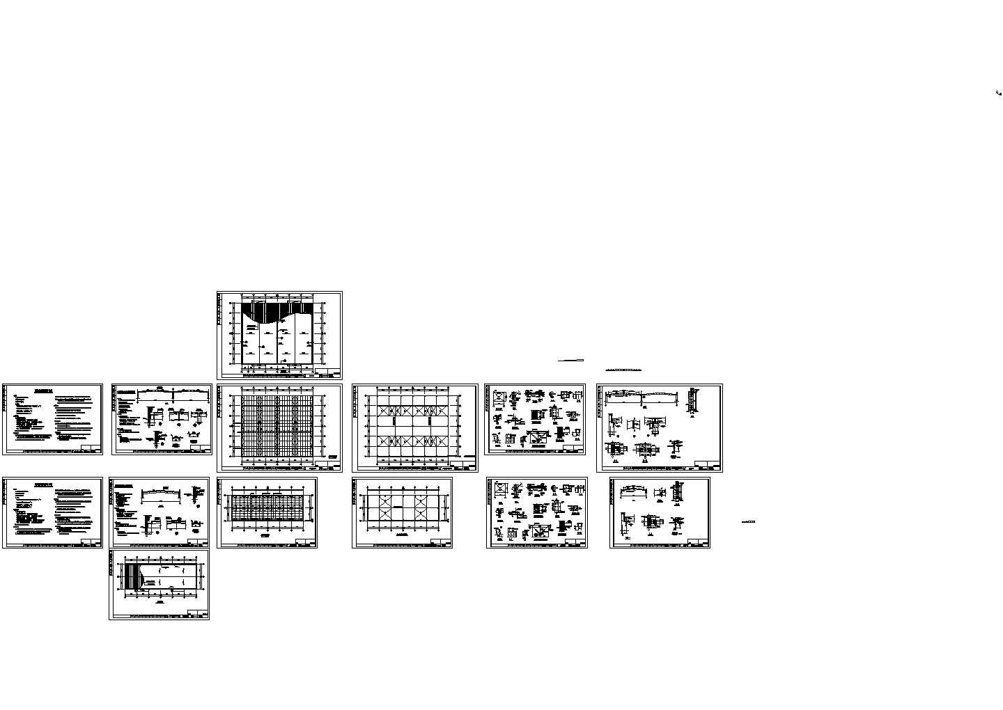 1530.8平米轻钢结构结机械设备厂房结构设计图