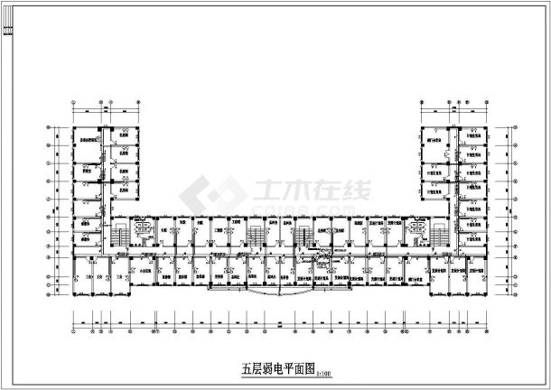 某地区办公楼弱电设计施工总套图纸-图二