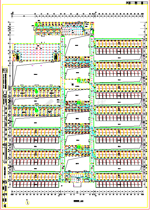 监狱电气设计施工CAD方案全套图-图二