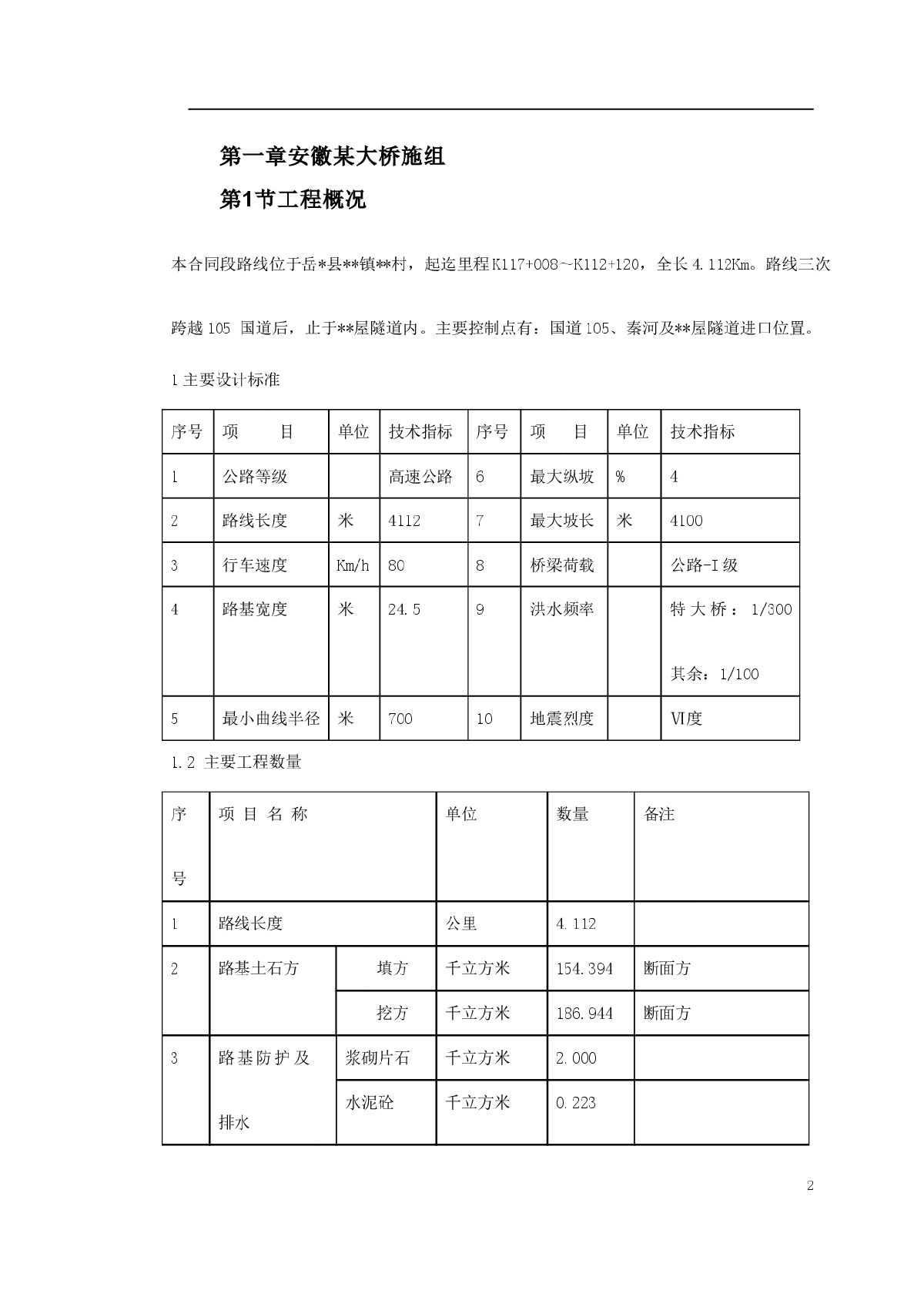 安徽省某段高速公路施工组织设计方案-图二