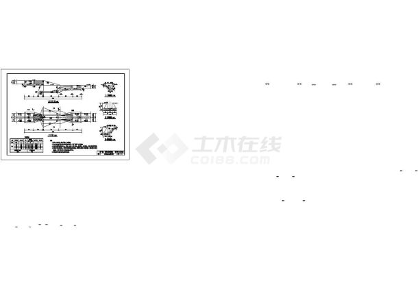 小型农田水利工程典型CAD图设计（跌水）-图一