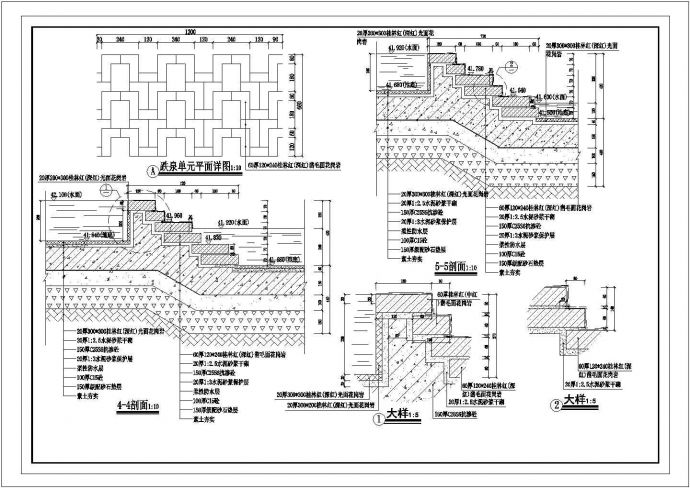 某地世纪广场及中心路园林景观工程设计图纸（全套）_图1