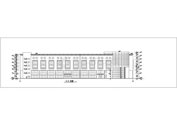 商业大厦建筑施工及设计方案全套CAD图纸-图二