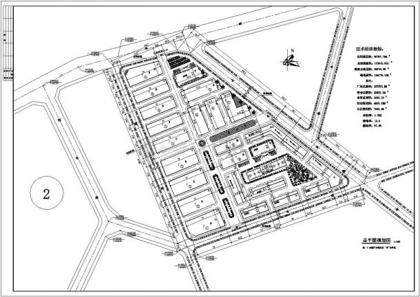 简单小型的工业城建筑规划图（共2张）-图二