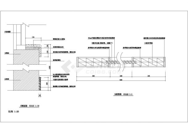 武夷山酒店宴会厅装修设计方案全套CAD图纸-图一