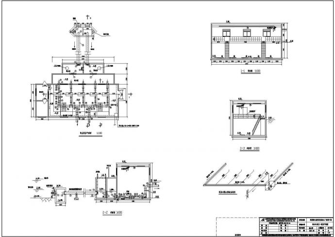 某地取水一级泵房和取水头部设计施工图_图1