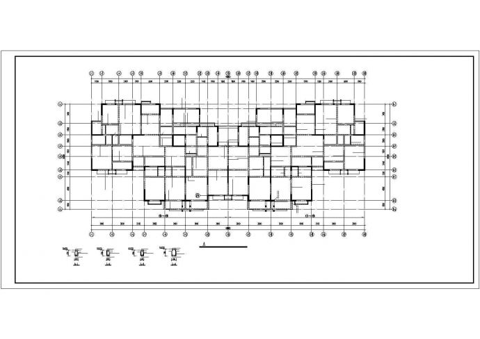 十三层框剪结构住宅楼施工图纸（共31张）_图1
