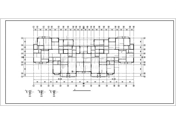 十三层框剪结构住宅楼施工图纸（共31张）-图二