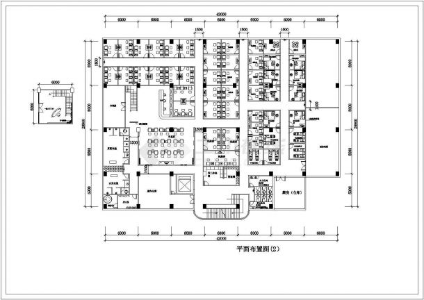 休闲中心施工及设计方案全套CAD图纸-图二