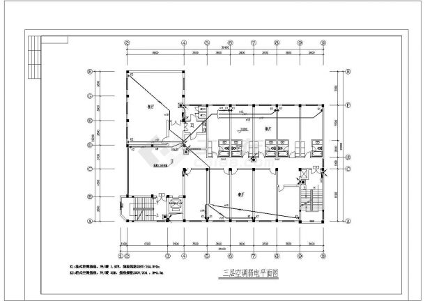 综合楼全套具体电气设计及施工CAD图纸-图一