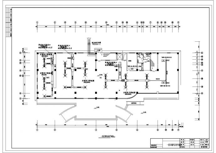 综合楼空调平面电气设计全套cad施工图_图1