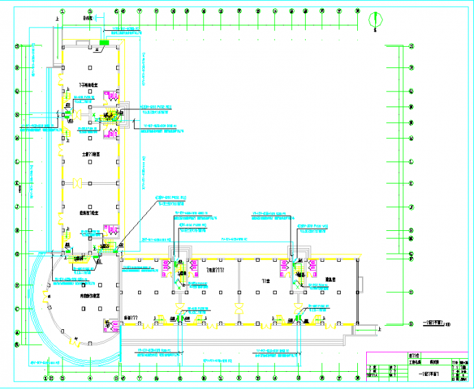 农科所电气设计施工CAD方案平面图_图1