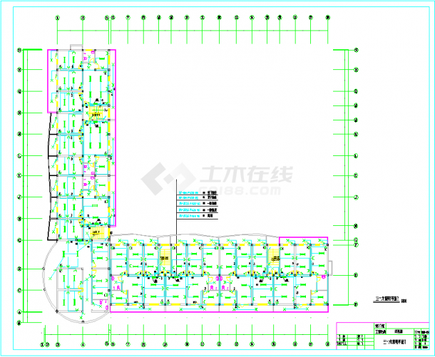 农科所电气设计施工CAD方案平面图-图二