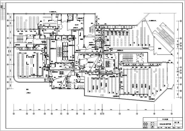 通信机房电气设计施工CAD方案图纸-图二