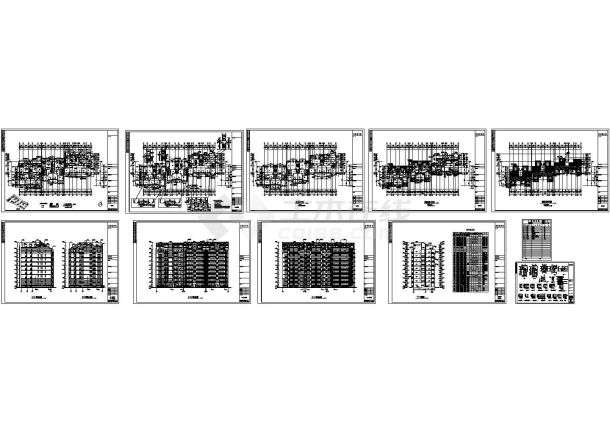 【福州】某小区建筑施工图纸（含大样）-图一