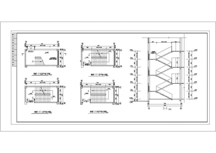 学校浴室建筑设计方案及施工全套CAD图_图1