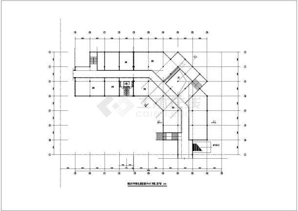 某地区海盐天宁寺3、4号楼建筑设计cad施工图-图二