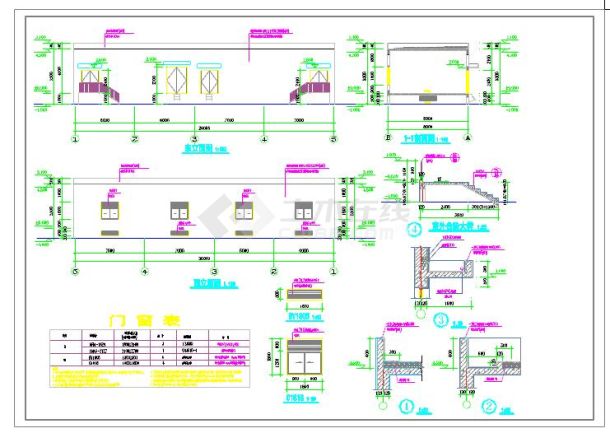 配电房建筑设计施工图（一大一小2个）-图二