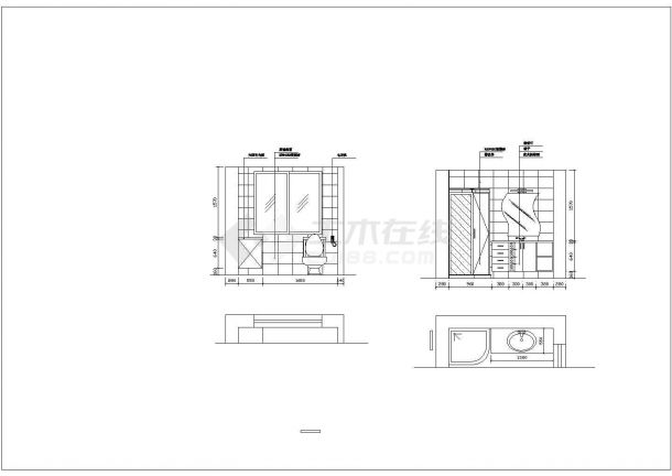  Interior decoration design and construction drawings of villa in a city (complete set) - Figure 1