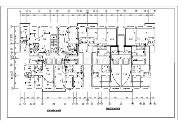 某地12层商住楼建筑电气设计施工图-图一