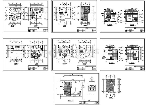 【浙江】某别墅建筑结构施工方案设计图-图一