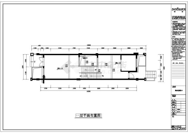 江苏常州某地区大名城主平面建筑图-图一