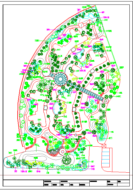  台干宿舍园林绿化设计图