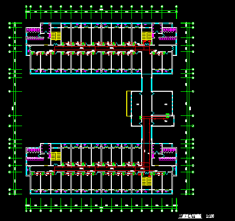 某地公寓楼建筑电气设计CAD施工图纸-图一