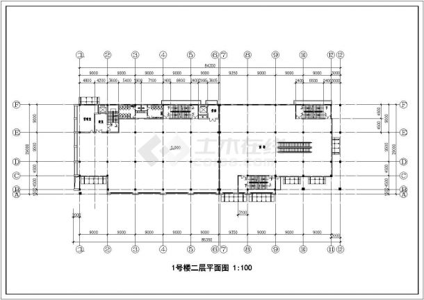 高层住宅楼建筑设计方案及施工全套CAD图纸-图二