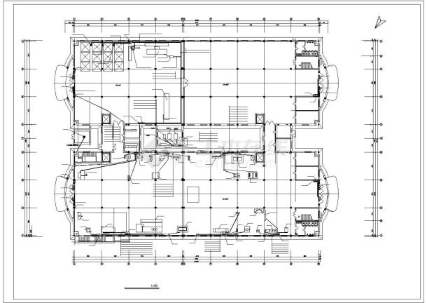 工厂厂房全套电气设计施工CAD图方案-图一