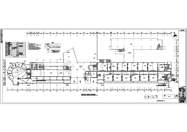 多媒体教学楼全套电气设计施工CAD图-图二